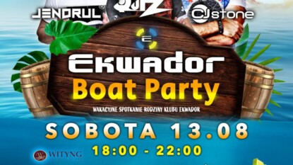 Ekwador Boat Party