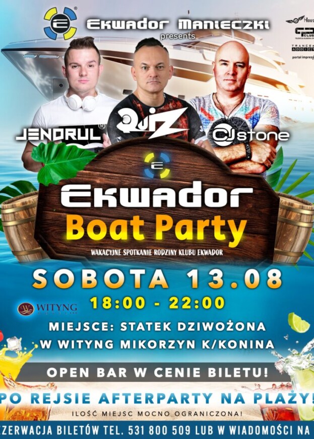 Ekwador Boat Party